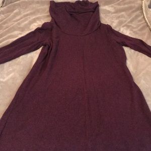 Lou & Grey (loft) burgundy cowl neck tunic